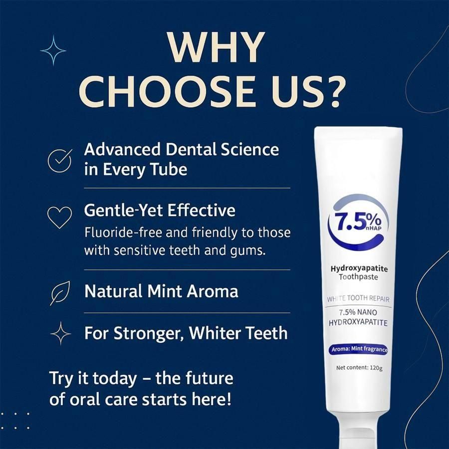 Fezora Hydroxyapatite Toothpaste Pack of 2